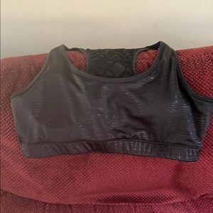 Elegant Black Sports Bra